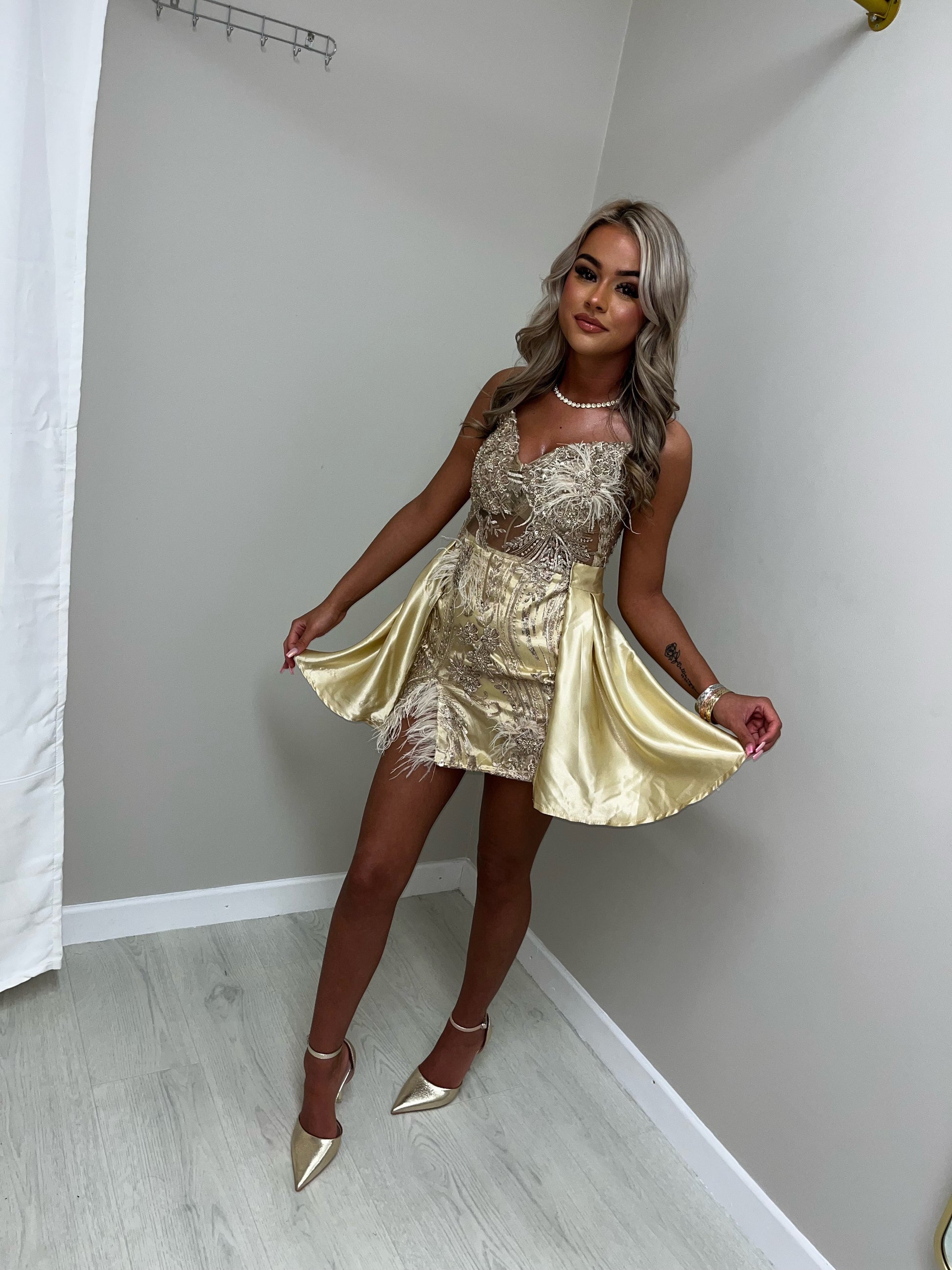 Golden Goddess Dress (made to order)